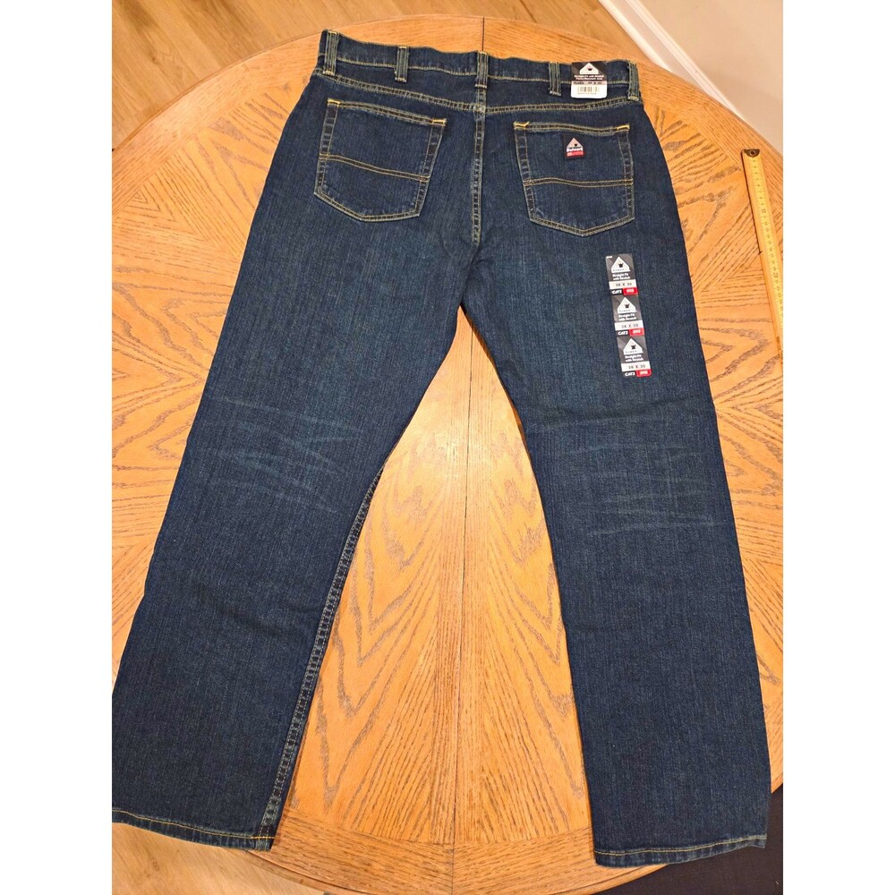 NWT Bulwark FR Jeans Mens 38x30 Straight Fit Stretch Flame Resistant CAT2 Work